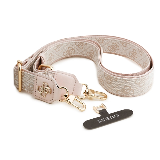 Изображение Guess Crossbody Strap PU 4G Metal Logo / Pink