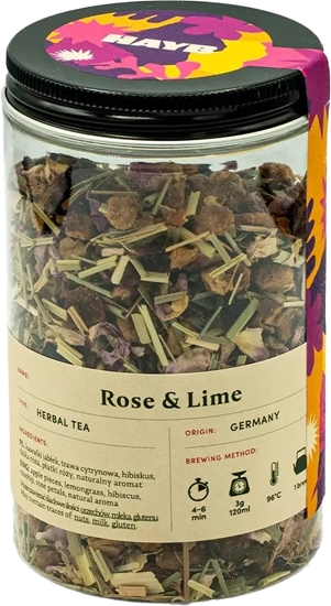Picture of HAYB Herbata owocowa Róa & Limonka 70g