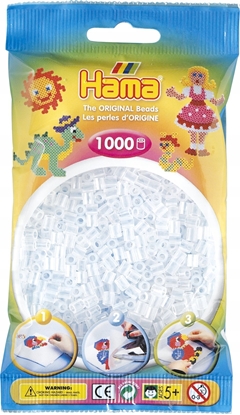 Picture of Hama Beads Hama midi koraliki 1000stk przezroczysty