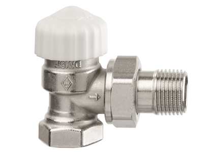 Attēls no Heimeier Zawór termostatyczny z precyzyjn nastaw wstpn DN15 ktowy (3451-02.000)