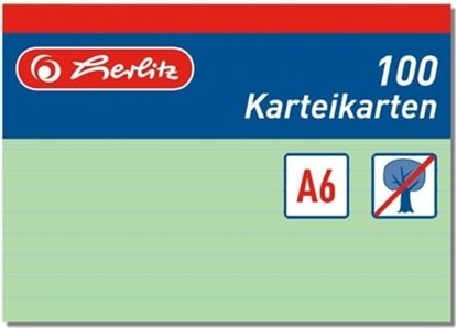Attēls no Herlitz Karteczki A6 zielone