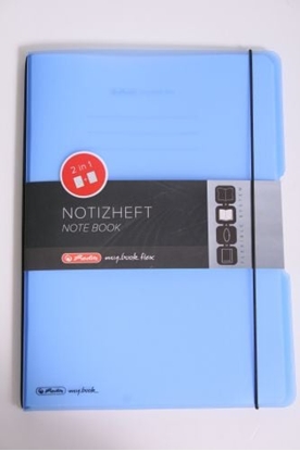 Attēls no Herlitz NOTES A4/2X40K, niebieski (0011361441)
