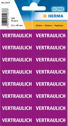 Изображение Herma Etykiety numeryczne 12.5 x 40 mm (15037)