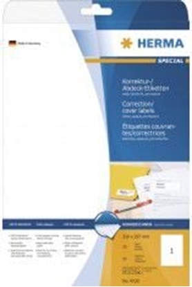 Picture of Herma Etykiety samoprzylepne kryjce A4, papier biay nieprzezroczysty mat, 25 szt. (4230)