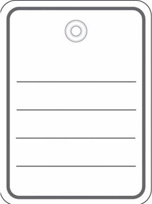 Attēls no Herma Stückwarenanhänger 48x65 mm mit Kunststofföse 1000 St.