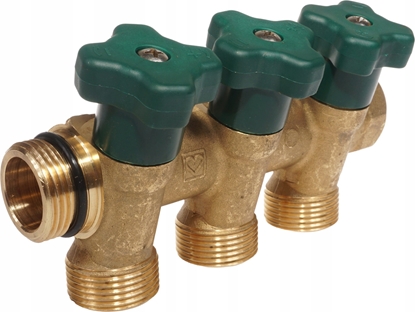 Изображение Herz Rozdzielacz T-Less do wody uytkowej 3 sekcje (2853003)