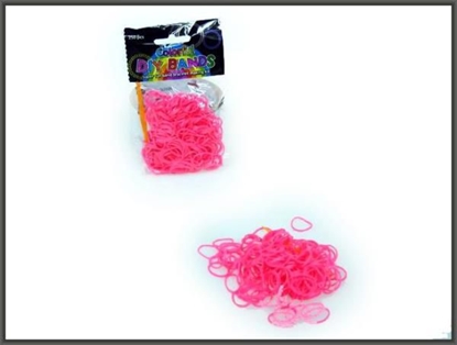 Picture of Hipo Gumki róowe do robienia bransoletek, 250 sztuk (620077)