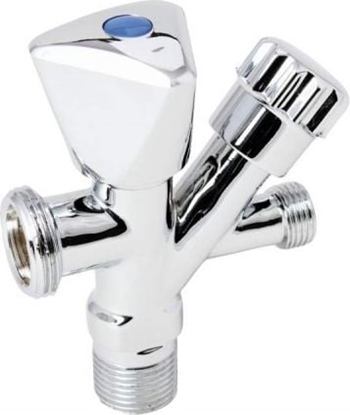 Attēls no Hydroland Zawór ktowy kombinowany 1/2"x3/8"x3/4"  (5900308745281)