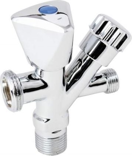 Picture of Hydroland Zawór ktowy kombinowany 1/2"x3/8"x3/4"  (5900308745281)
