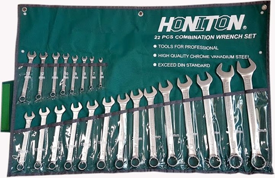 Picture of Honiton Zestaw kluczy pasko-oczkowych 6-32mm 22szt. (H0122)