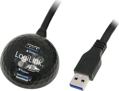 Изображение HUB USB LogiLink 2x USB-A 3.0 (CU0035)