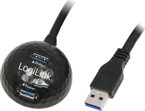 Изображение HUB USB LogiLink 2x USB-A 3.0 (CU0035)
