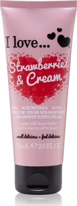 Изображение I love I LOVE_Super Soft Hand Lotion krem do rk Strawberries Cream 75ml