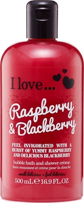 Изображение I love Krem pod prysznic i do kpieli Raspberry & Blackberry 500ml