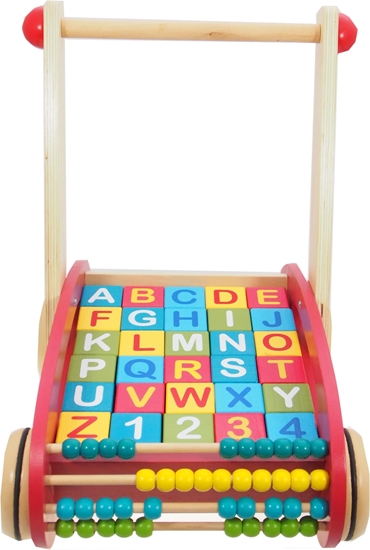 Picture of iBOX Drewniany pchacz z liczydem W16E046