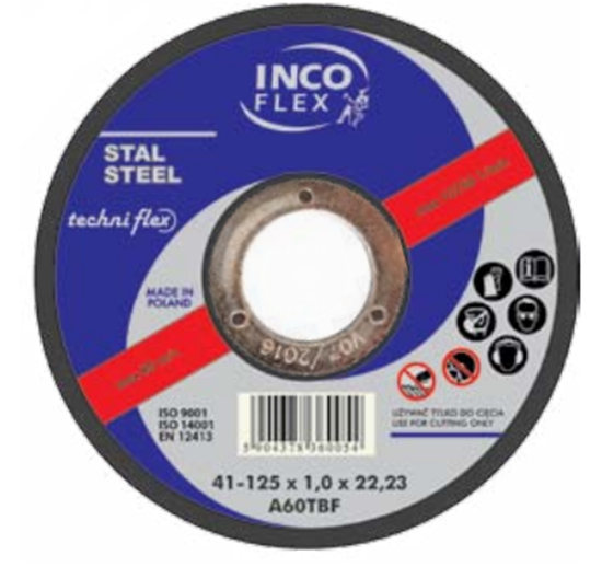 Изображение Inco Flex Tarcza paska do przecinania metalu A30RBF 350x2,8x25,4mm (M410-350-2,8-25A30R)
