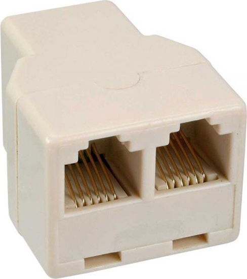 Picture of InLine Adapter 1x RJ12 - 2x RJ12 (69999B)