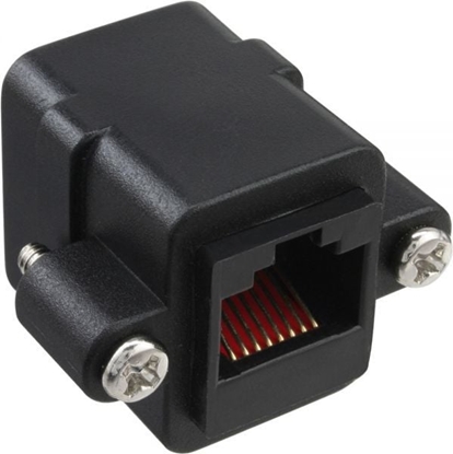 Picture of InLine Connector UTP 2x RJ45 eski do zamocowania (69990X)