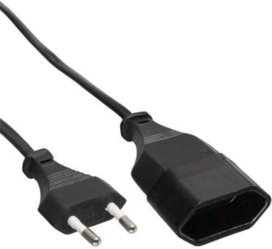 Picture of InLine Euro Typ C Plug Power przeduacz mski - eski (16683S)