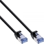 Picture of InLine InLine slim okrgy kabel sieciowy Patch U/FTP Cat,6A - czarny - 0,25m