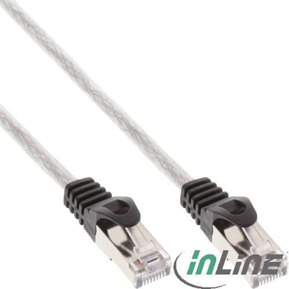 Изображение InLine Kabel krosowy SF/UTP Cat.5e przeroczysty 10m (72500T)