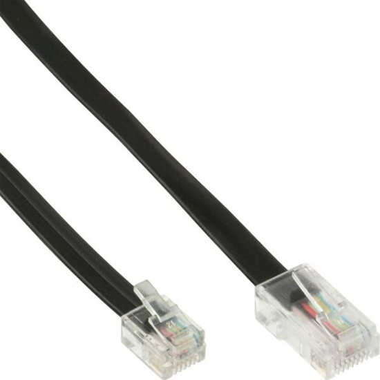 Picture of InLine Kabel RJ45 - RJ11 8P4C - 6P4C mski - mski 10m (18867)