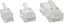 Picture of InLine Modularny wtyk 6P4C, RJ11 dla ultra paskich kabli , 100 sztuk (73094)