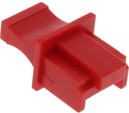 Picture of InLine Osona przeciwkurzowa do gniazda RJ45 czerwona 100szt. (59942K)