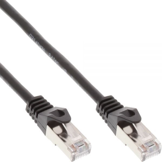 Picture of InLine Patch Kabel Sieciowy F/UTP Cat.5e czarny 1.5m - 71514S
