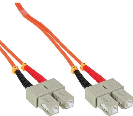 Picture of InLine Patchcord wiatowodowy SC/SC, 50/125µm, OM2 10m (83510)