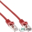 Picture of InLine Patchcord, Cat.5e, SF/UTP, 0.5m, czerwony (72550R)