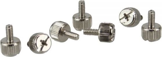 Picture of InLine rubki 12mm do obudowy  srebrne 6 szt. (77770A)