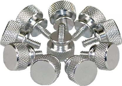 Attēls no InLine rubki do obudowy 12mm Srebrny 10 szt. (77770)