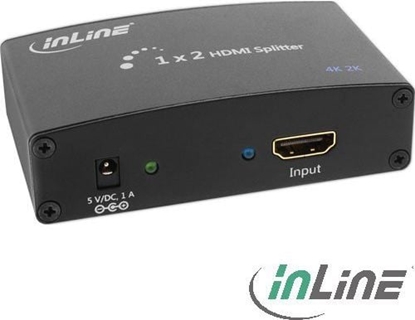 Attēls no InLine Splitter HDMI 2 porty 4K2K UltraHD (65009)