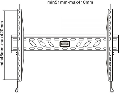 Attēls no InLine Uchwyt cienny 23119B 23'' - 42''
