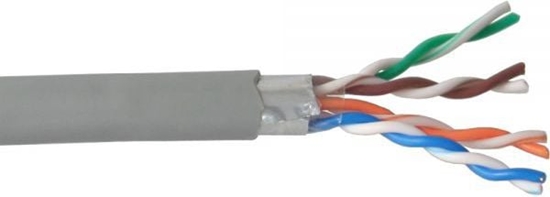 Picture of InLine Wytrzymay kabel instalacyjny F/UTP, Cat.5e, AWG24, CCA, PVC, 100m (73198)