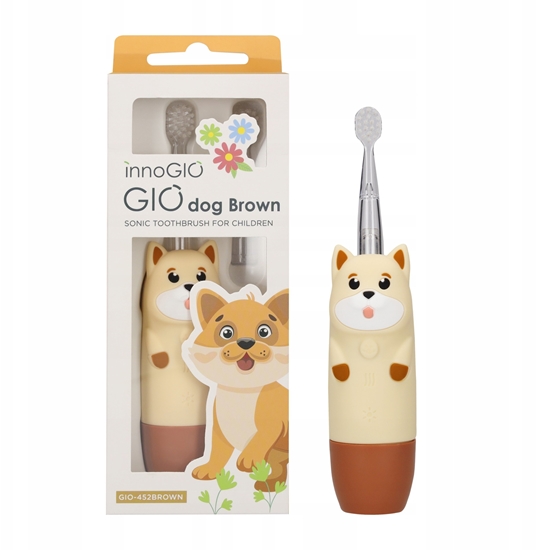 Picture of INNOGIO SONICZNA SZCZOTECZKA GIODOG BRZOWA GIO-452BROWN