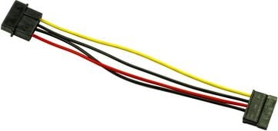 Изображение Inter-Tech Molex - SATA, 0.15m, Wielokolorowy (88885306)
