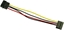 Picture of Inter-Tech Molex - SATA, 0.15m, Wielokolorowy (88885306)