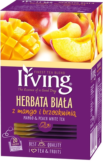 Picture of Irving Herbata biaa Mango z brzoskwini 20 kopert