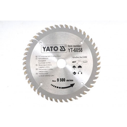 Picture of Yato Pia tarczowa do drewna 160x20mm 48z YT-6058
