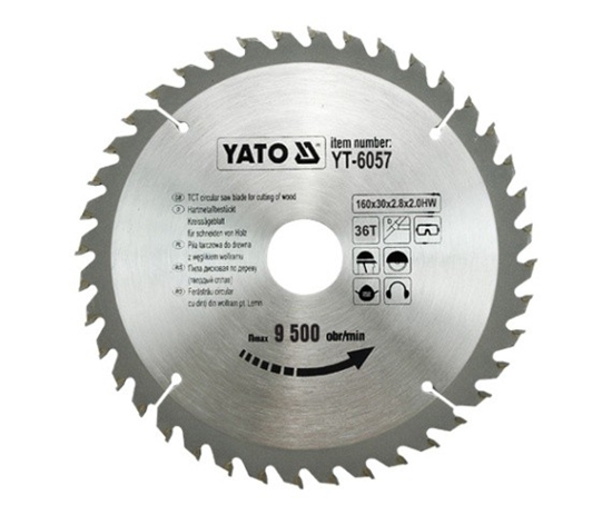 Picture of Yato Pia tarczowa do drewna 160x30mm 36z YT-6057