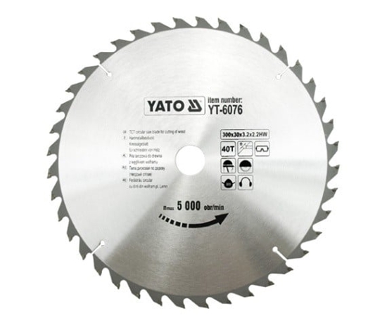 Picture of Yato Pia tarczowa do drewna 300x30mm 40z YT-6076