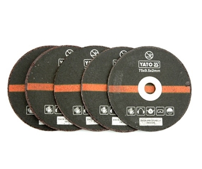 Picture of Yato Tarcze do cicia metalu 75x2,0x9,5mm 5szt. (YT-0994)