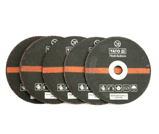 Picture of Yato Tarcze do cicia metalu 75x2,0x9,5mm 5szt. (YT-0994)
