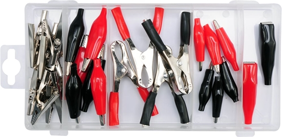 Изображение Yato Zestaw krokodylków elektrycznych 28szt. (YT-06870)