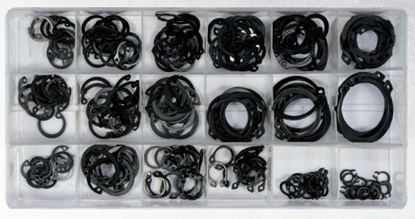 Attēls no Yato Zestaw piercieni osadniczych wewntrznych i zewntrznych 225szt. (YT-06882)