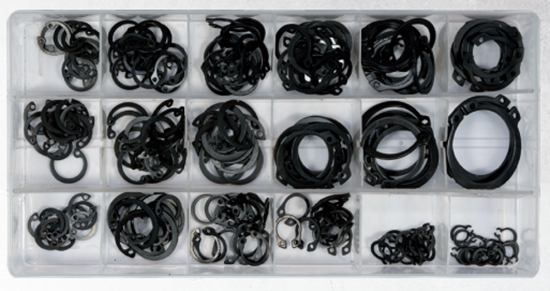 Изображение Yato Zestaw piercieni osadniczych wewntrznych i zewntrznych 225szt. (YT-06882)