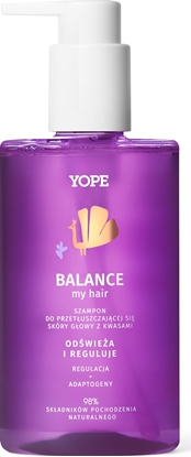 Изображение Yope Yope Balance My Hair szampon do przetuszczajcej si skóry gowy z kwasami 300ml