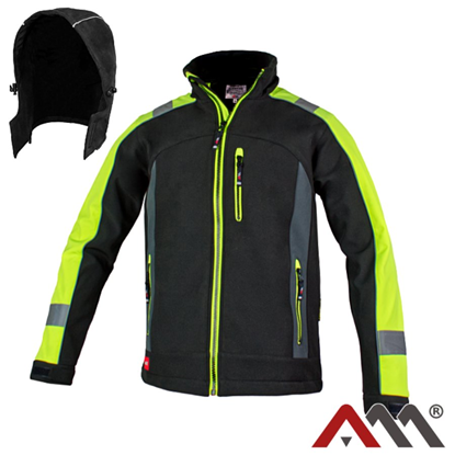 Изображение Jaka Classwork Softshell melna|dzelt. XXXL